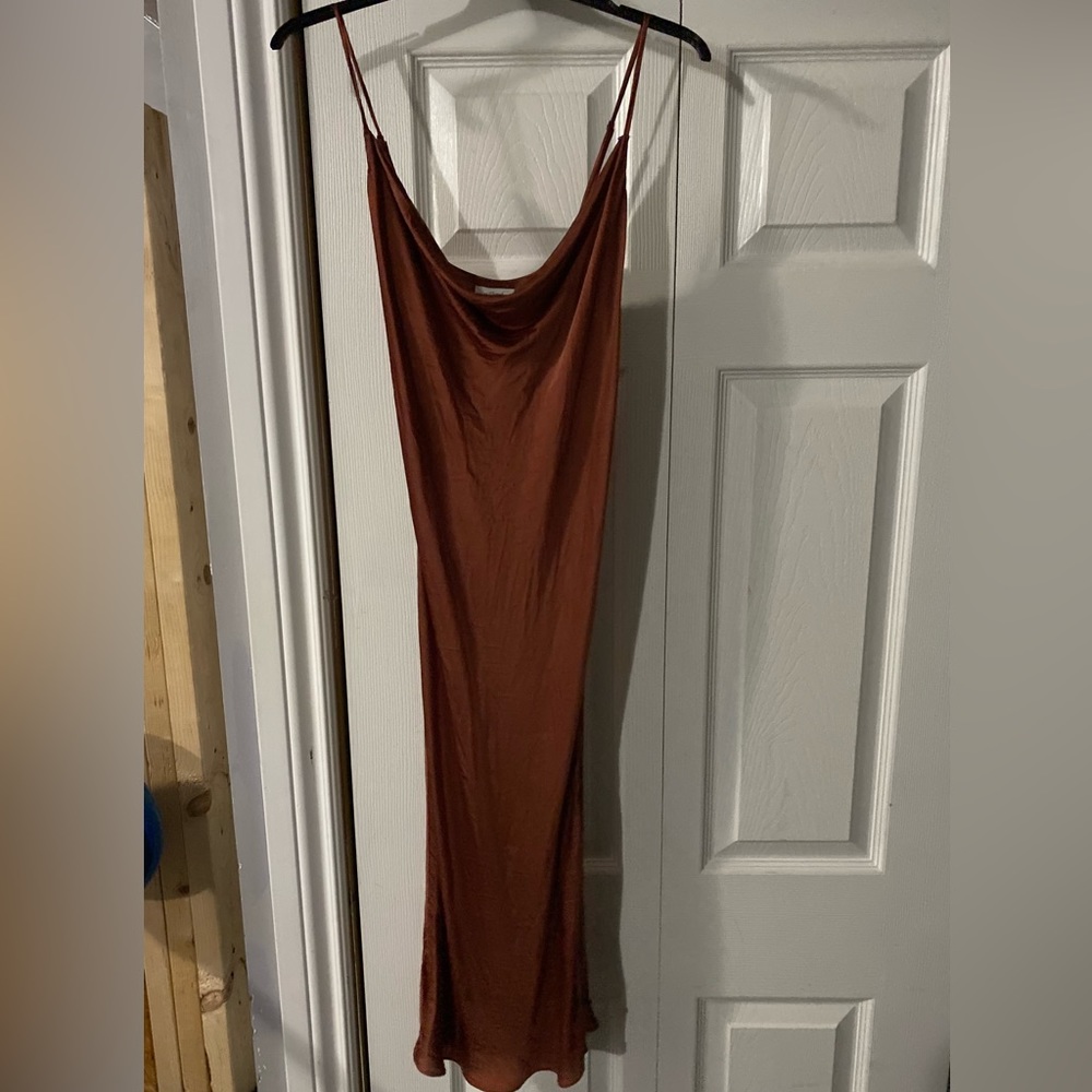 Wilfred Only Ruched Slip Dress - Picture 3 of 3